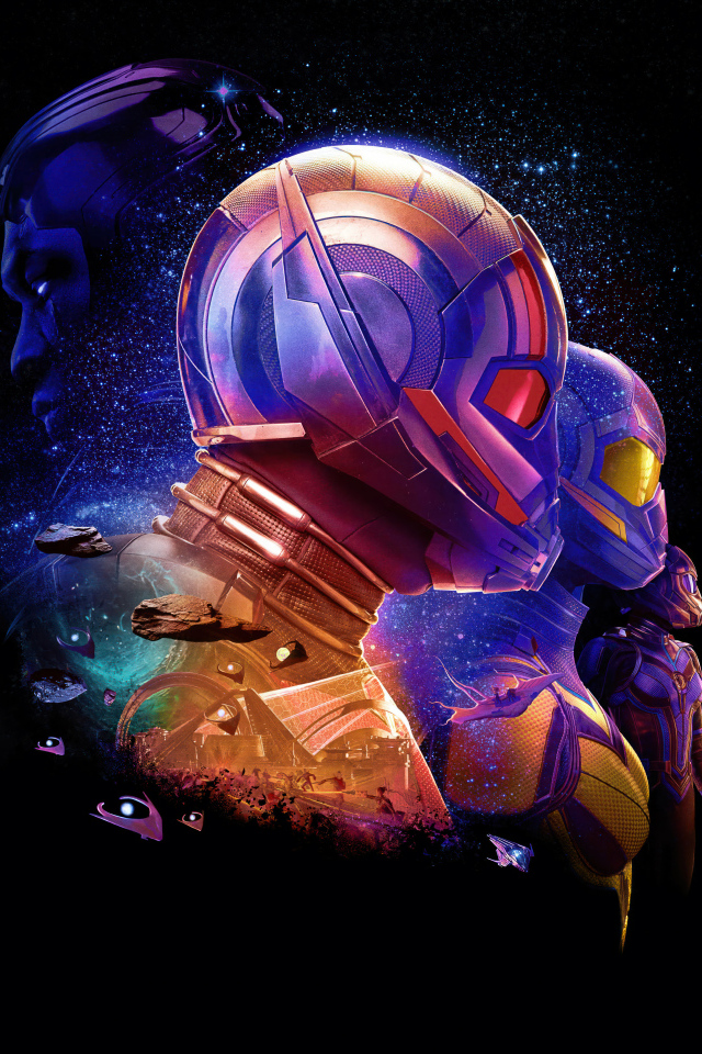 Постер фильма Человек-муравей и Оса: Квантомания, 2023