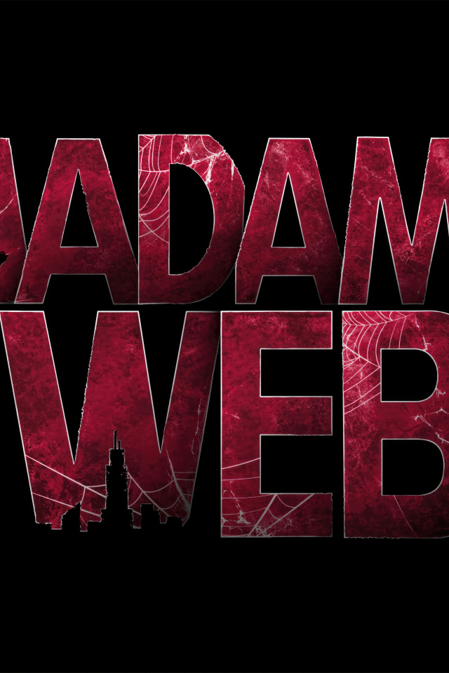 Постер нового фильма Мадам Паутина 2024