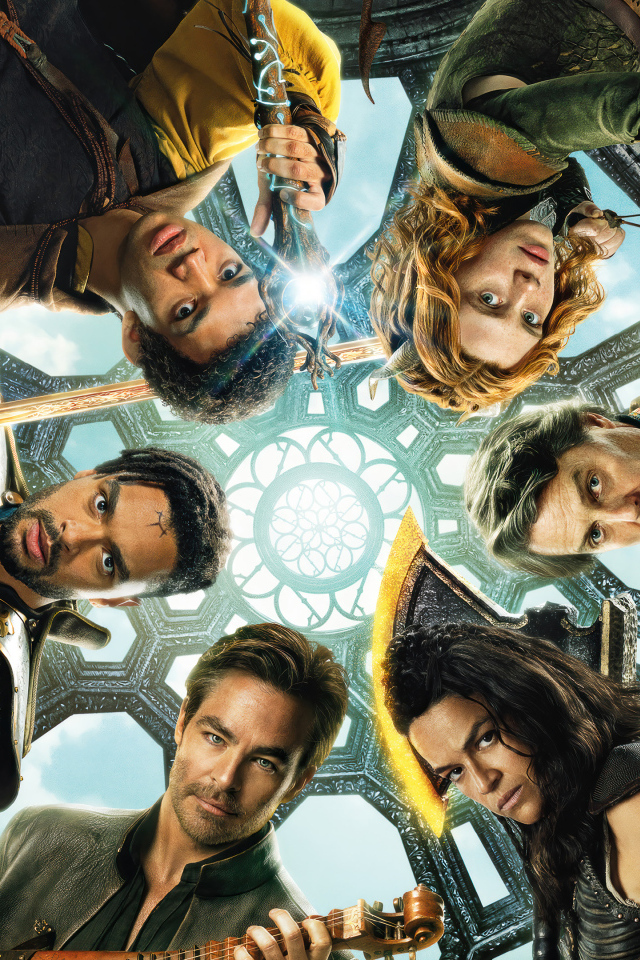 Постер нового фильма Подземелья и драконы: Честь среди воров, 2023