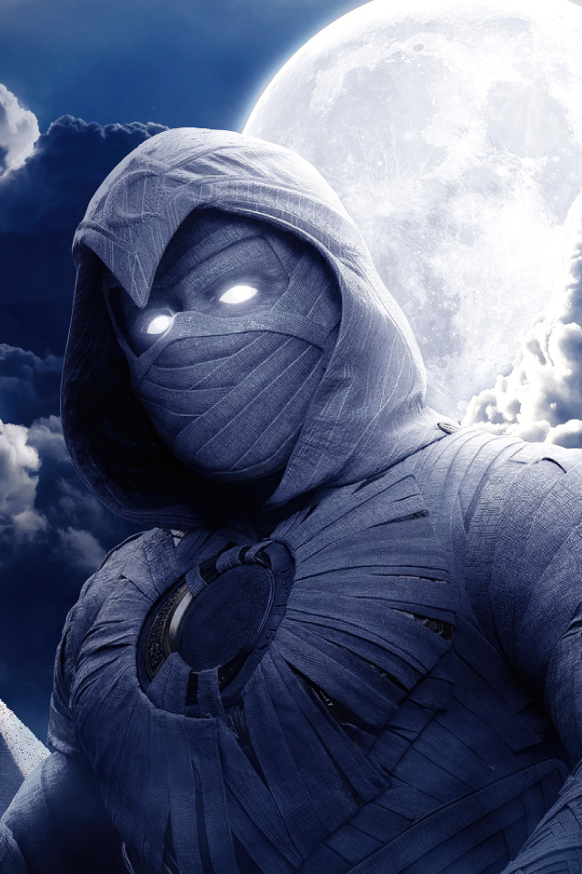 Супергерой Лунный рыцарь в костюме мумии