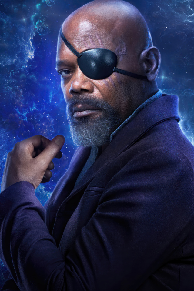 Персонаж Ник Фьюри в фантастическом фильме Марвелы