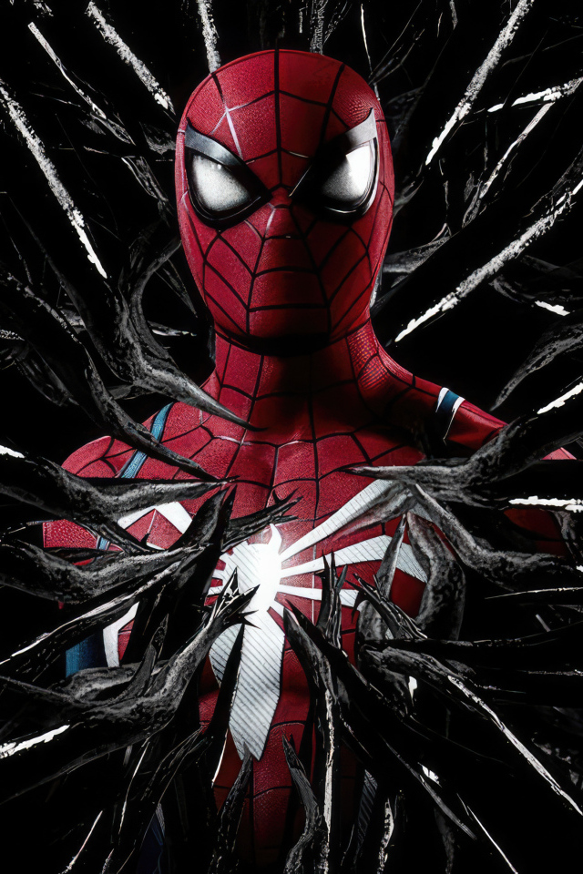 Веном поглощает Человека паука