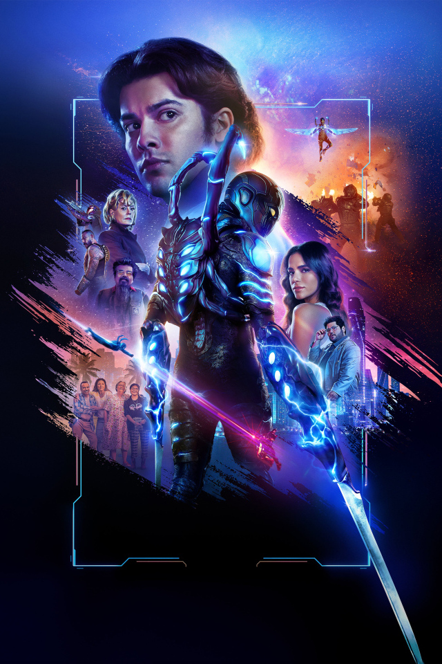 Новый фильм боевик Синий жук постер