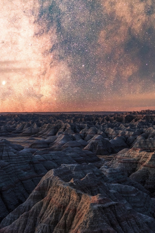 Красивое небо над горами