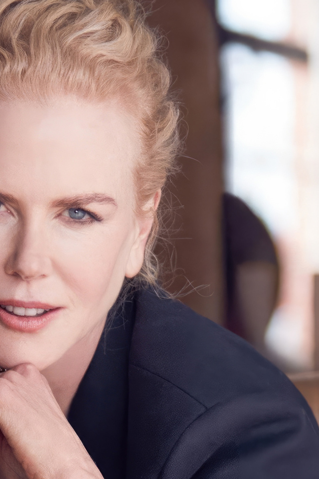 Голубоглазая американская актриса Николь Кидман