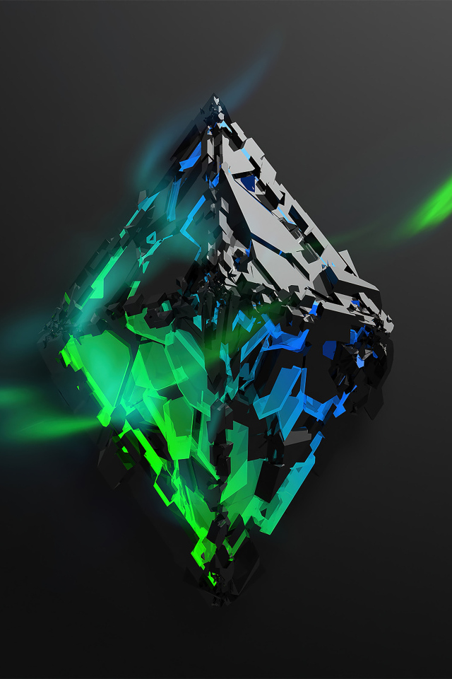 Элемент 3д ethereum на сером фоне