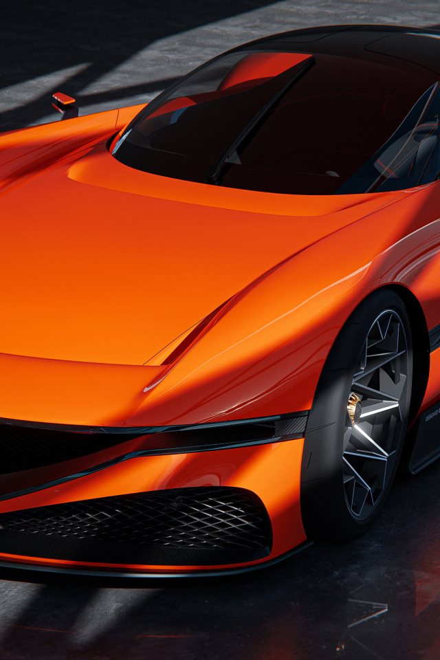 Дорогой быстрый автомобиль Genesis X Gran Berlinetta