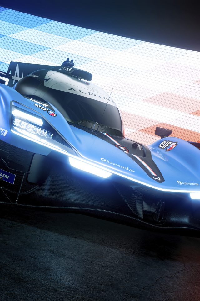 Быстрый спортивный автомобиль Alpine A424 2024 года