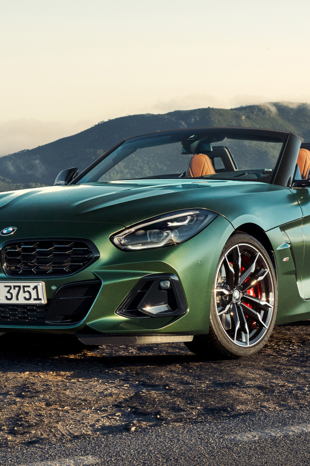 Автомобиль BMW Z4 M40i MT Pure Impulse Edition 2024 года на фоне гор