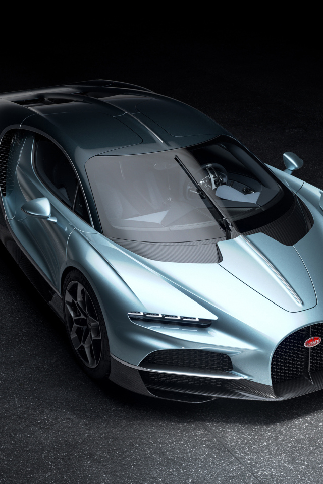 Автомобиль Bugatti Tourbillon 2024 года вид спереди