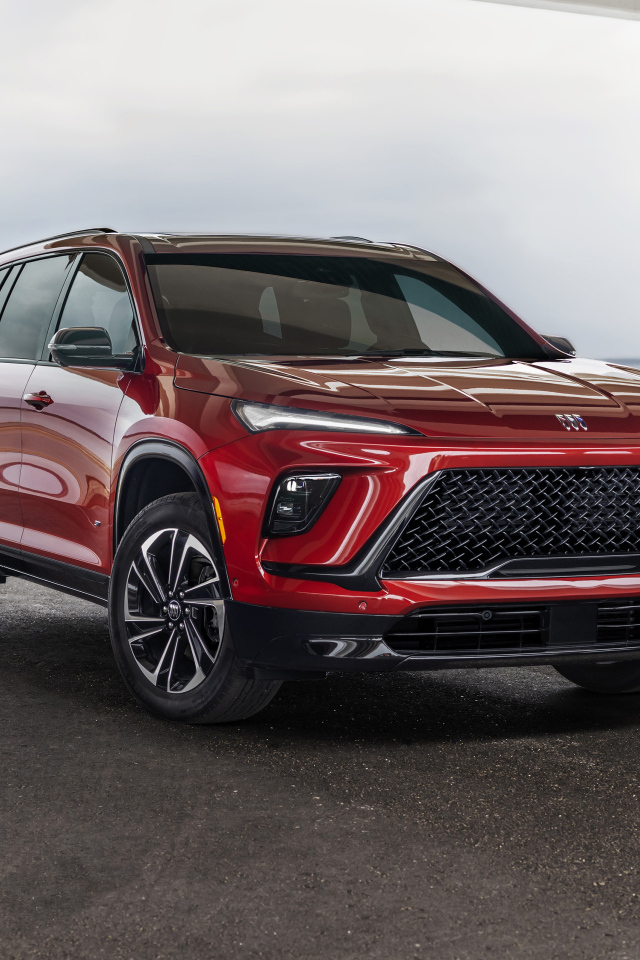 Красный Buick Enclave ST  2025 года