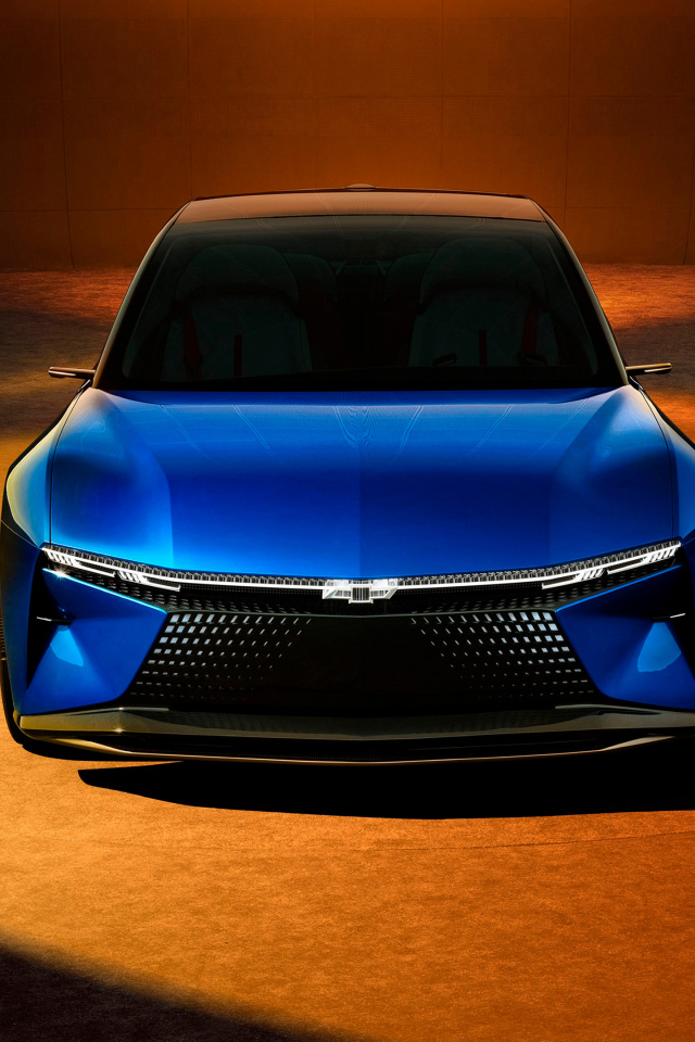 Вид спереди на автомобиль концепт  Chevrolet FNR-XE