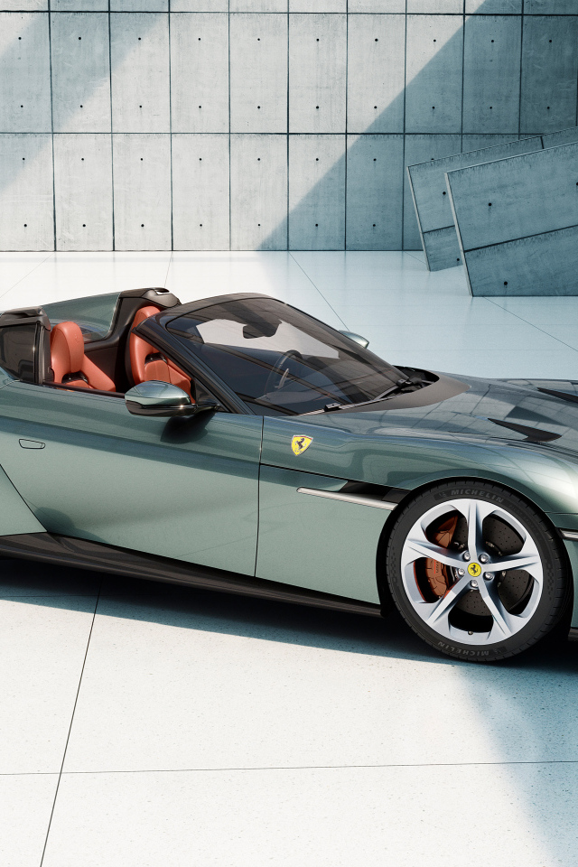 Автомобиль Ferrari 12Cilindri Spider 2024 года в здании