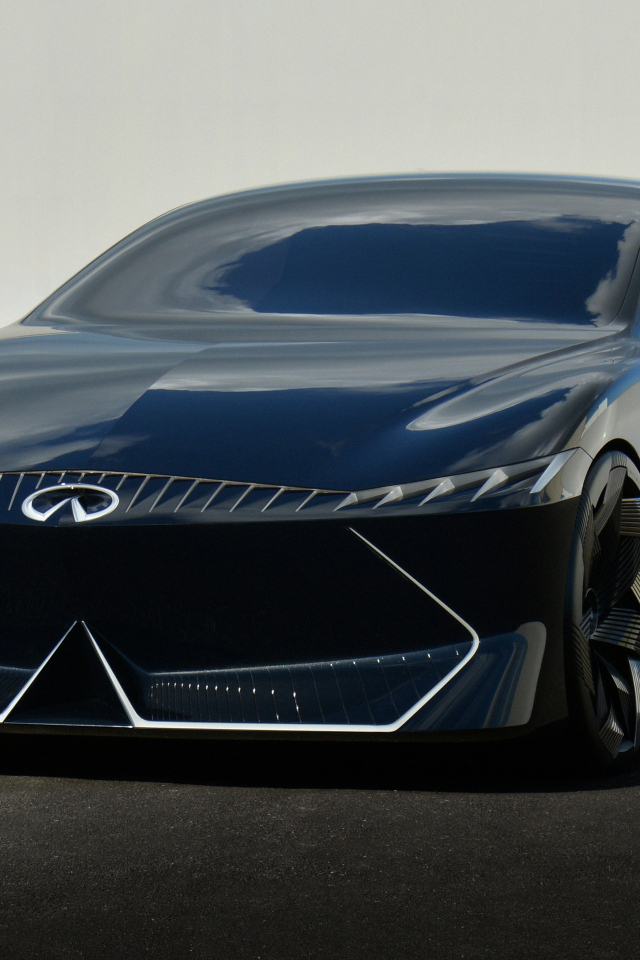 Черный автомобиль Infiniti Vision Qe