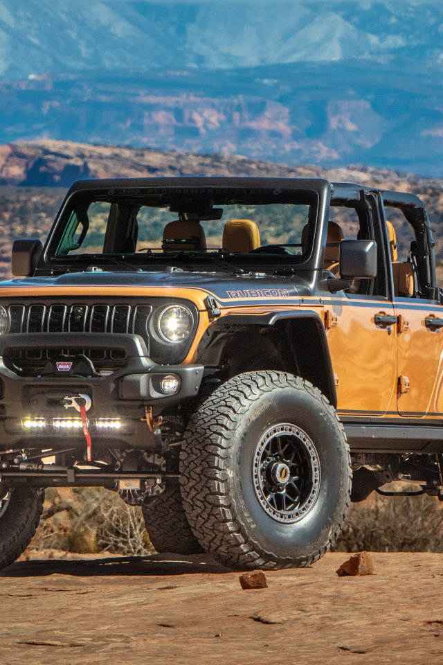 Внедорожник Jeep Gladiator Rubicon High Top Concept 2024 года в горах