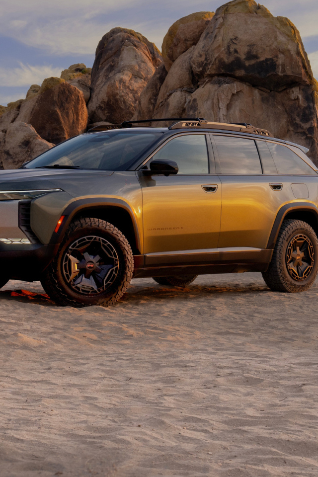 Внедорожник  Jeep Wagoneer S Trailhawk Concept 2024 в горах