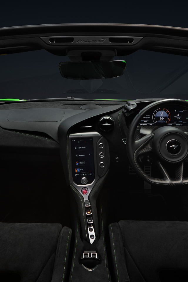 Салон автомобиля McLaren 750S