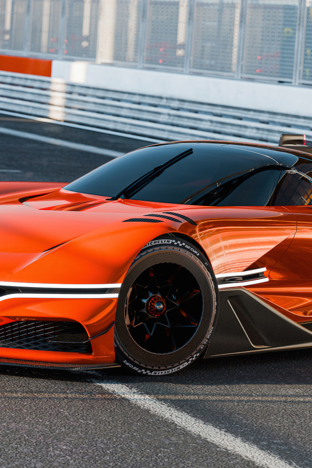 Быстрый автомобиль Genesis X Gran Racer VGT Concept 2024  года