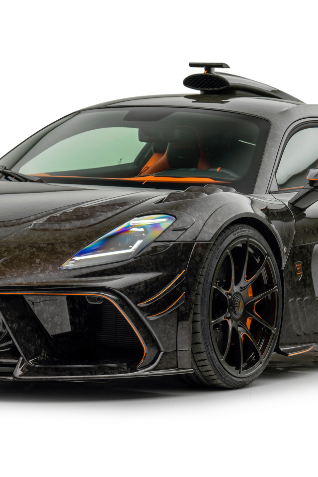 Черный автомобиль Mansory MCX Pergusa 2024 года