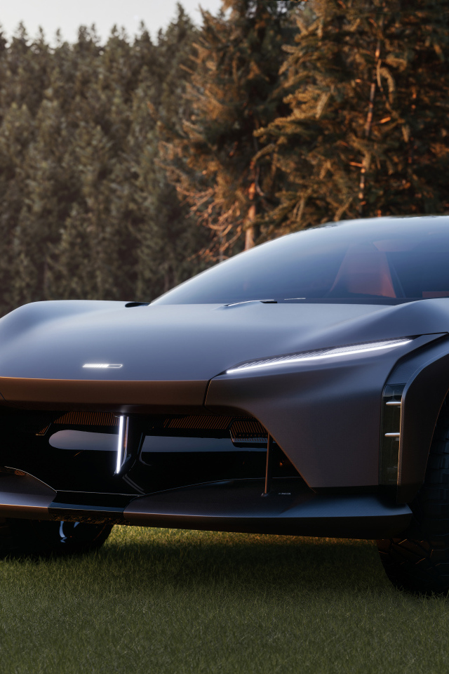 Черный автомобиль  Italdesign Quintessenza 2024
