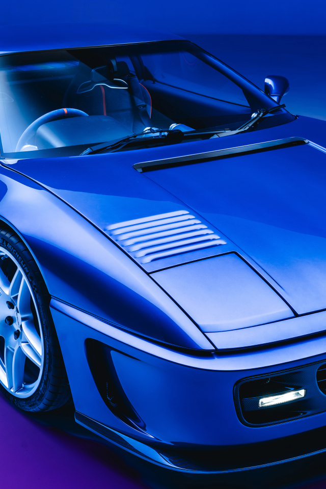 Синий автомобиль 355 by Evoluto Pininfarina 2024 года