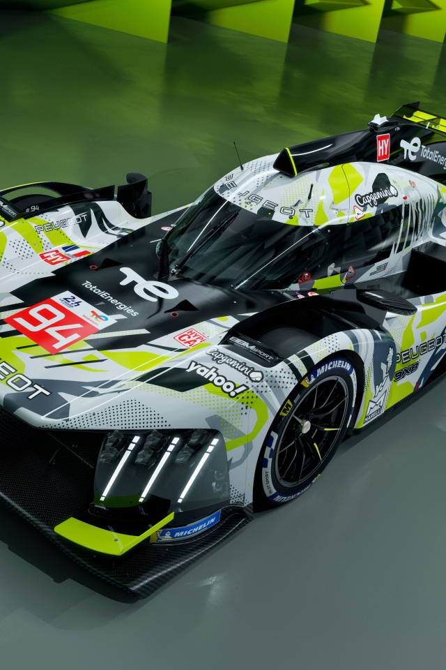 Дорогой гоночный автомобиль Peugeot 9X8 2024 года