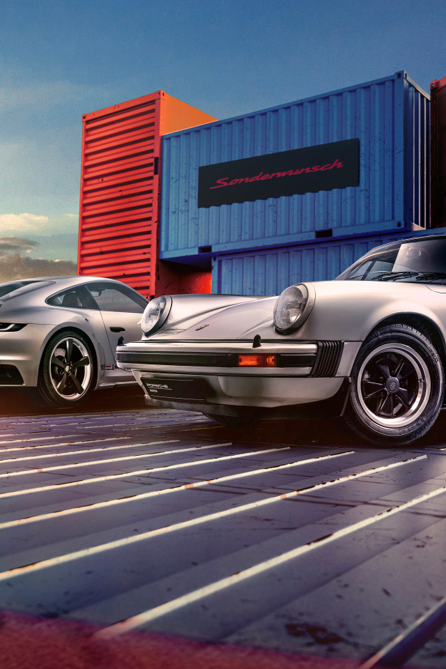 Ретро автомобиль Porsche 911, 1964 года