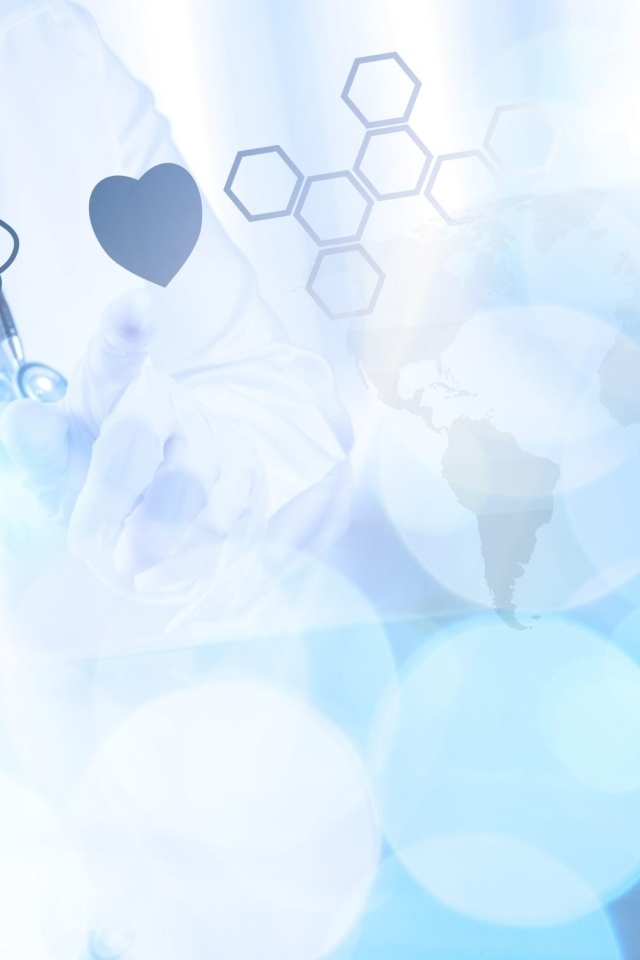 Медицинский фон с символами