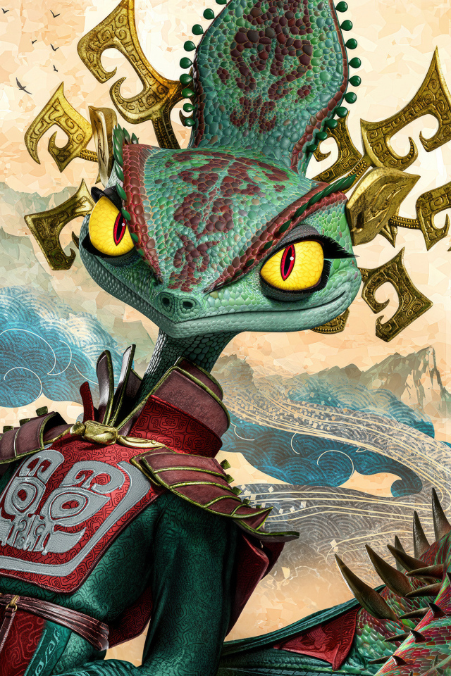 Хамелеонша персонаж нового мультфильма Кунг-фу панда 4