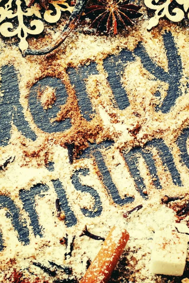 Сладкая открытка на Рождество