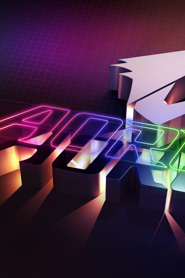 Надпись и логотип компании aorus gigabyte