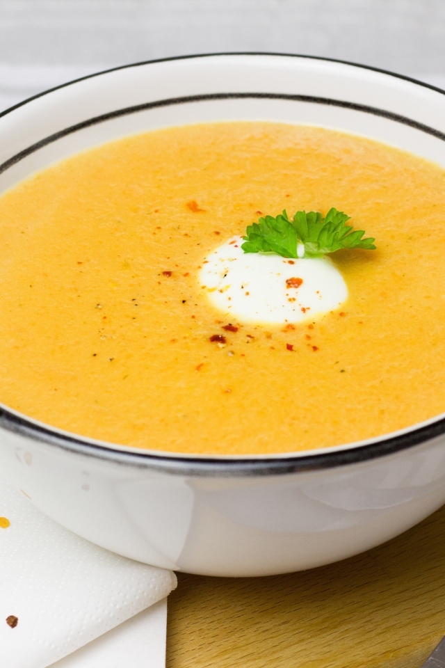 Аппетитный овощной суп пюре