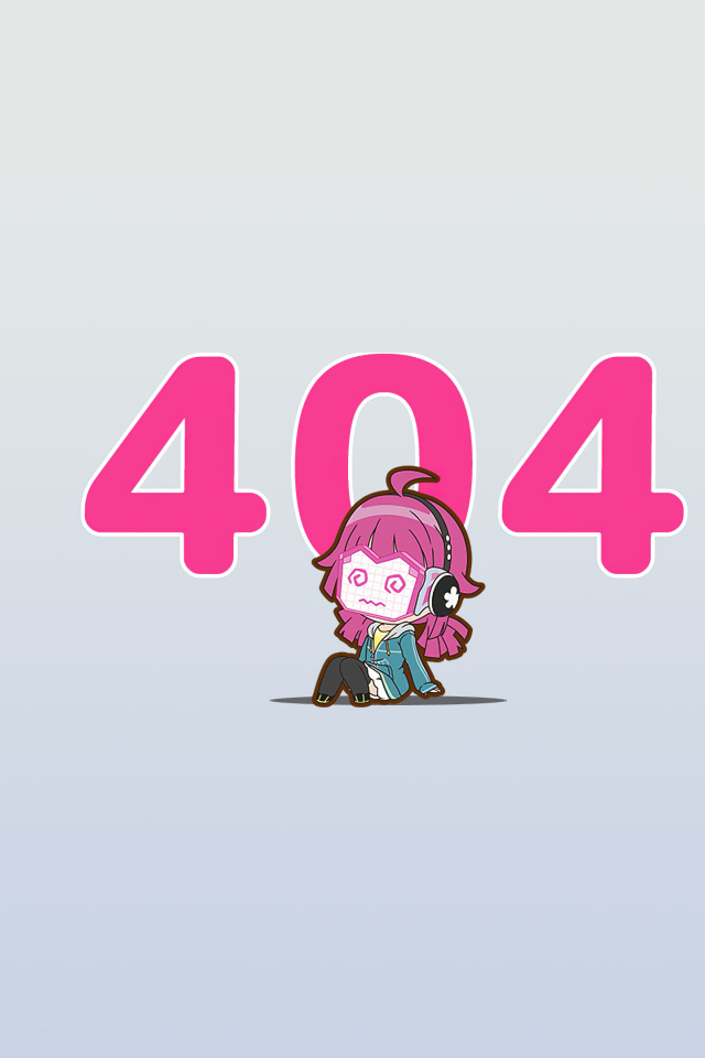 Кукла на фоне ошибки 404 на сером фоне