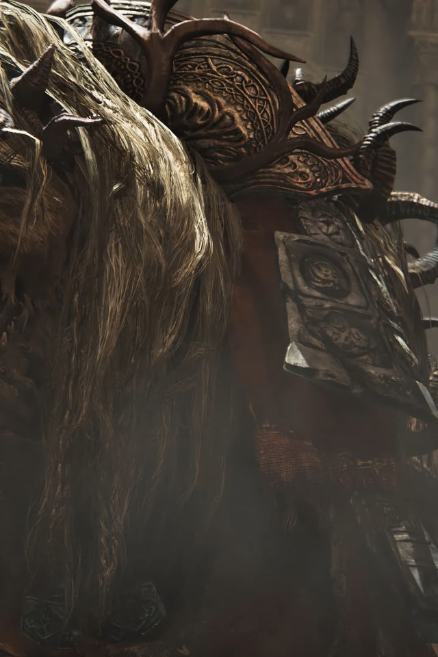 Страшный персонаж новой компьютерной игры Elden Ring: Shadow of the Erdtree