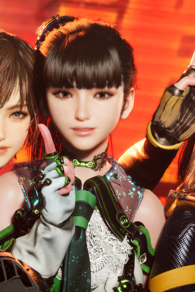 Персонажи компьютерной игры Stellar Blade, 2024