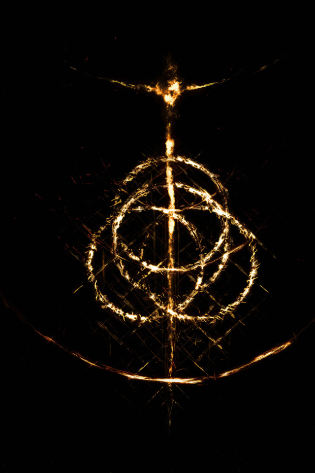 Логотип компьютерной игры Elden Ring