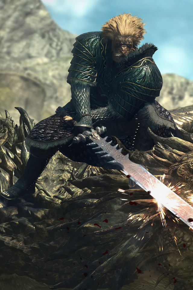 Полет на драконе в компьютерной игре Dragon’s Dogma 2, 2024