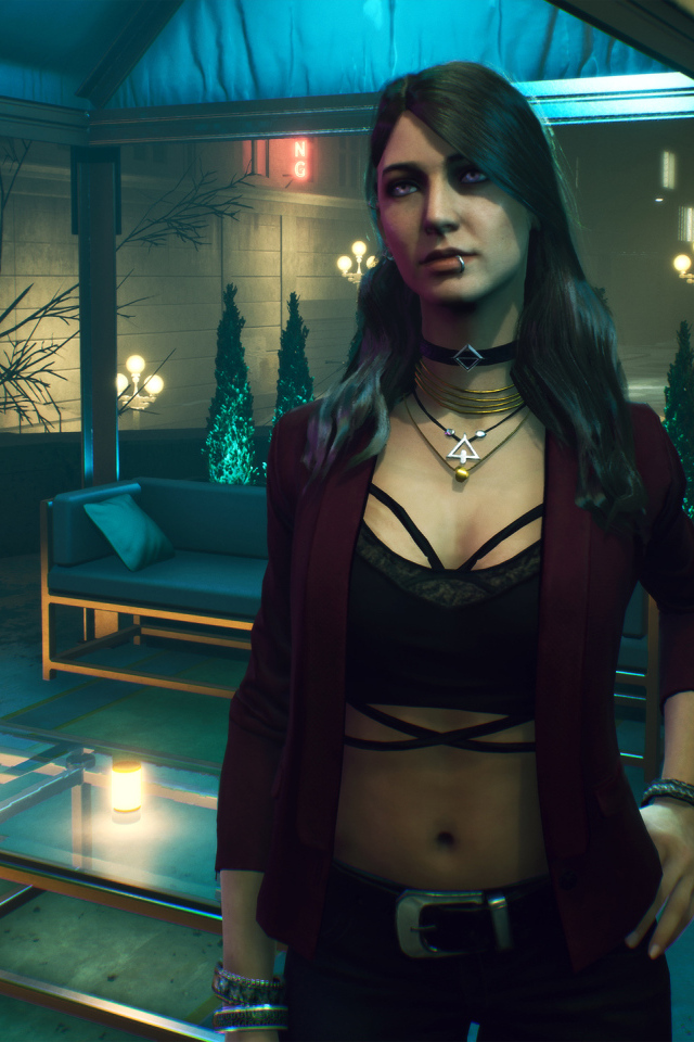 Девушка персонаж компьютерной игры Vampire: The Masquerade — Bloodlines 2
