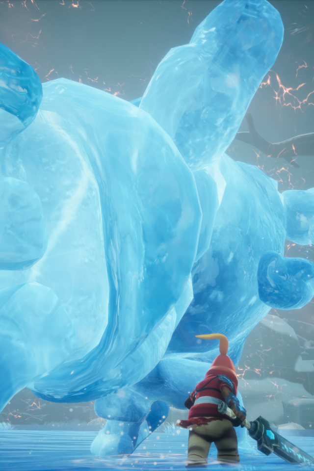 Ледяная рука в игре Astor Blade of the Monolith