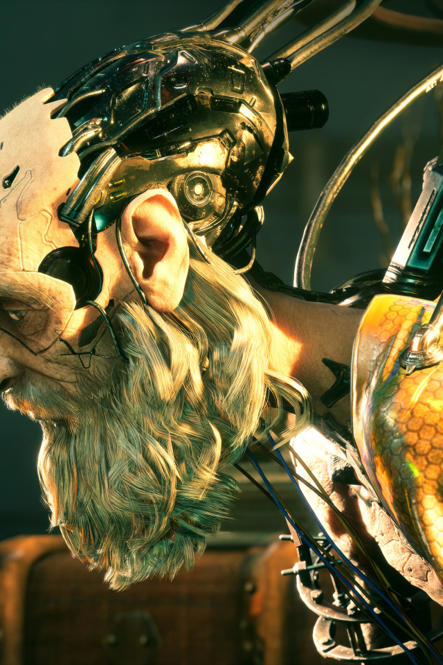 Мужчина робот из компьютерной игры Stellar Blade, 2024