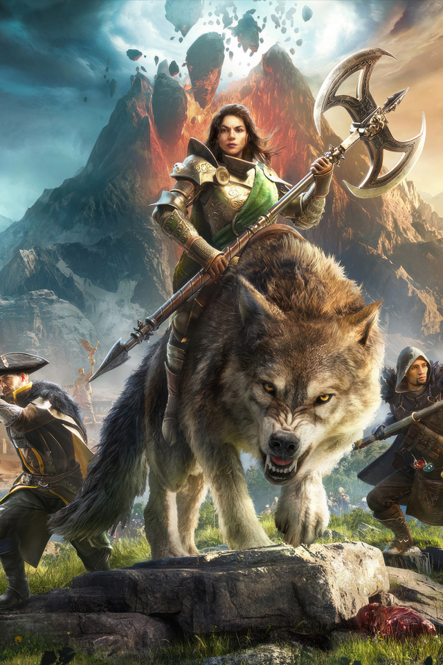 Постер компьютерной игры New World: Aeternum, 2024