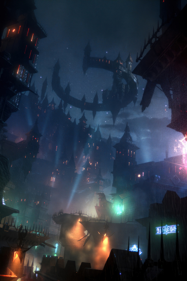 Скриншот города в компьютерной игре Dragon Age: The Veilguard, 2024