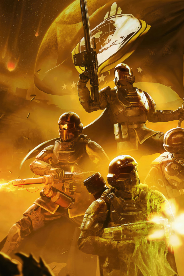 Скриншот новой компьютерной игры Helldivers 2