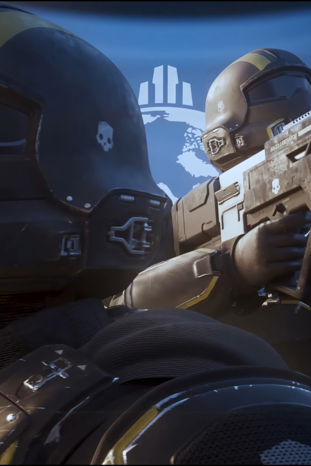 Солдаты из компьютерной игры Helldivers 2