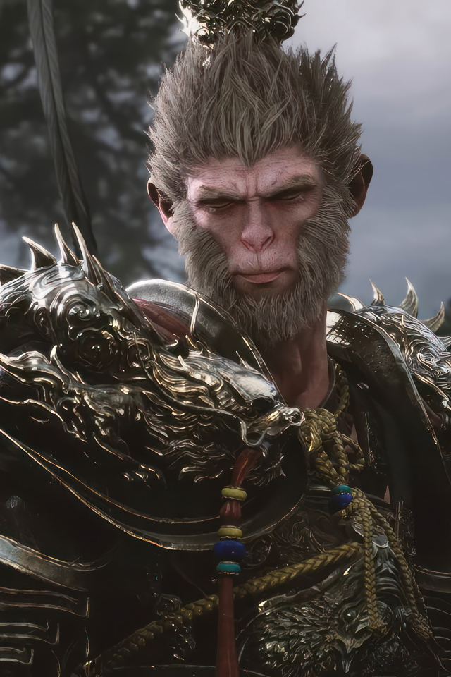 Главный персонаж компьютерной игры Black Myth: Wukong