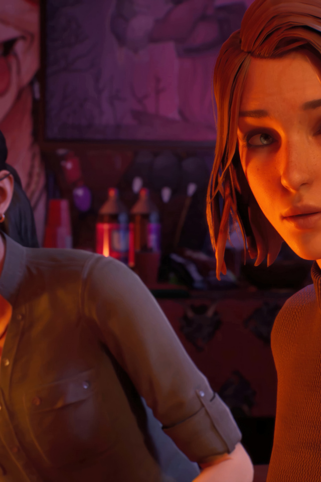 Две девушки персонажи компьютерной игры Life is Strange: Double Exposure