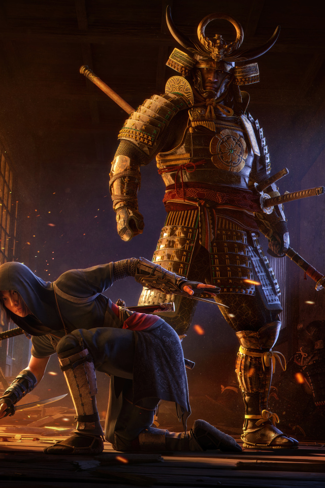 Воины из новой компьютерной игры Assassin’s Creed Shadows, 2024