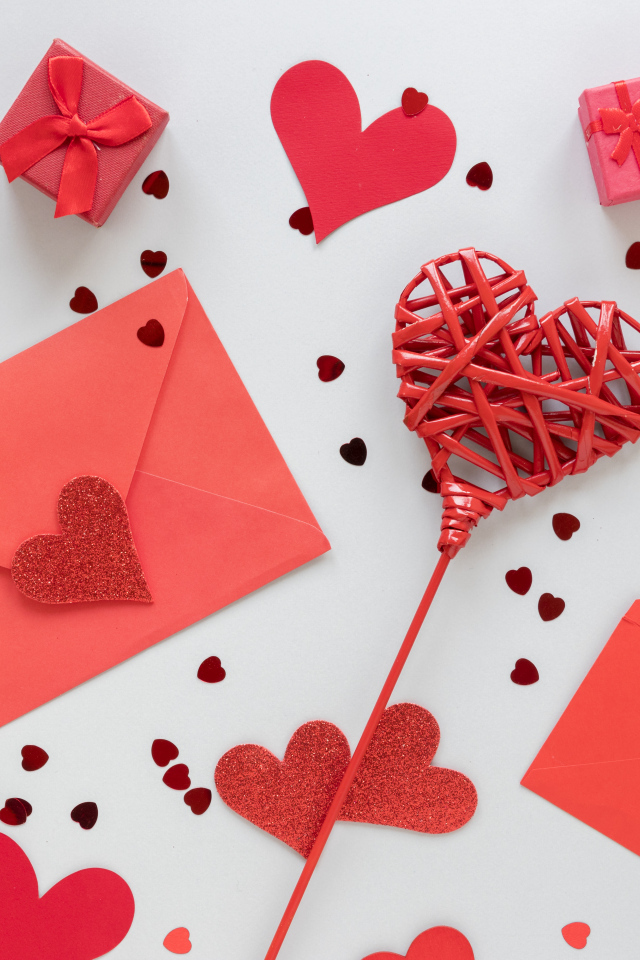 Конверты с валентинками на день влюбленных