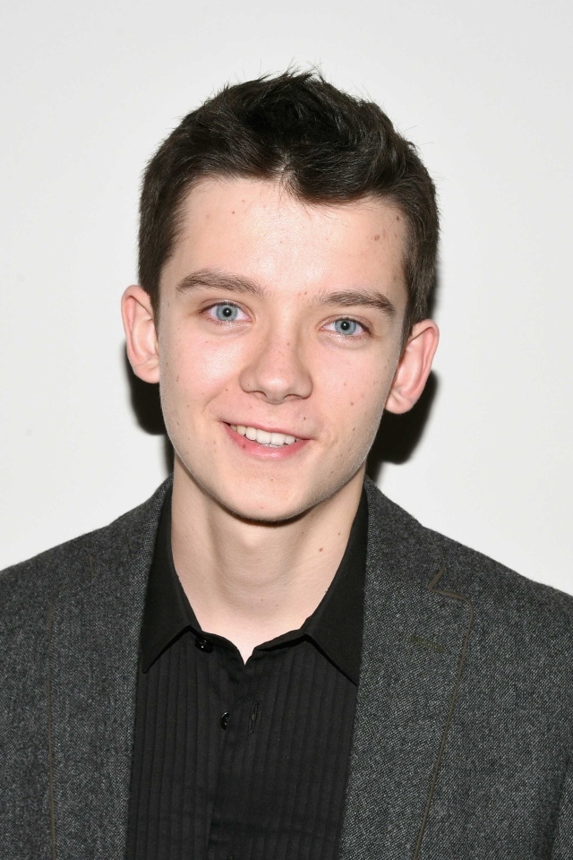 Молодой голубоглазый актер Эйса Баттерфилд