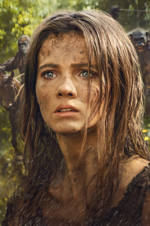 Актриса Фрейя Аллан в фильме Планета обезьян: Новое царство